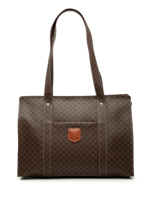 Celine Pre-Owned 1997 Macadam Coated Canvas tote bag - Brown