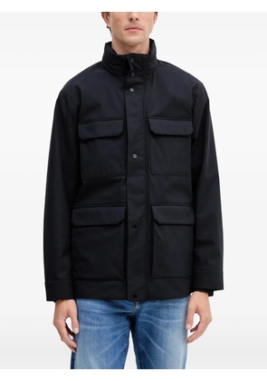 Armani Exchange pocket hooded jacket - Blue