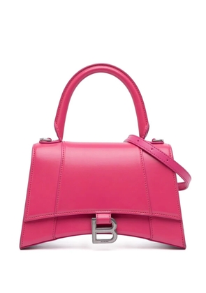 Balenciaga Pre-Owned 2020 Small Shiny Box Calfskin Hourglass satchel - Pink