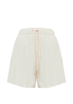 Laneus crochet-pocket shorts - Neutrals