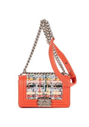 CHANEL Pre-Owned Boy Chanel shoulder bag - Orange