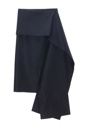 Carven draped bow skirt - Black