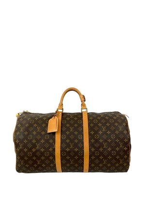 Louis Vuitton Pre-Owned 1987 Monogram Keepall 55 travel bag - Brown