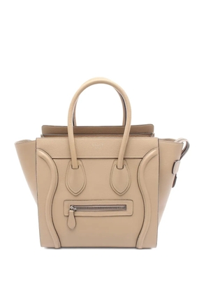 Celine Pre-Owned 2010s luggage leather shopper tote bag - Neutrals