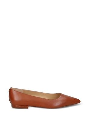 Lauren Ralph Lauren pointed ballet flats - Brown