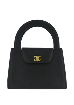 CHANEL Pre-Owned 1998 top-handle satin tote bag - Black