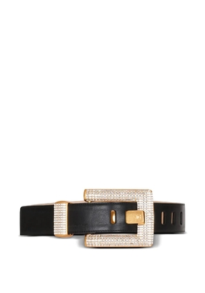 Balmain Anthem square-buckle belt - Black