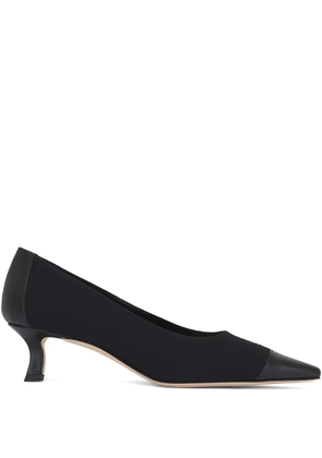 Manolo Blahnik pointed cap-toe pumps - Black