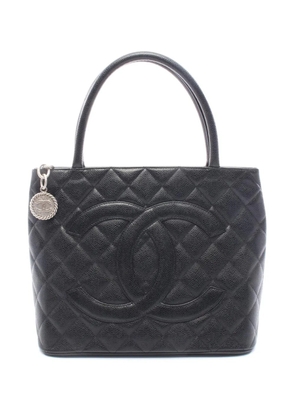 CHANEL Pre-Owned 2003-2004 Caviar Medallion tote bag - Black