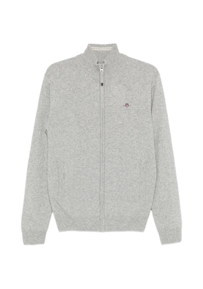 Gant zip-up cardigan - Grey