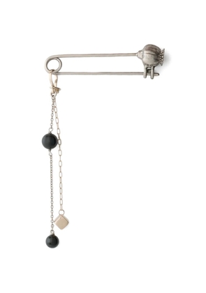 LEMAIRE thistle bead safety-pin brooch - Silver