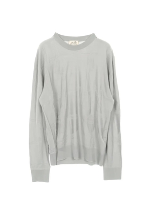 Hermès Pre-Owned 2010s crew neck wool sweater - Grey