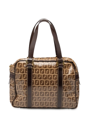 Fendi Pre-Owned 2000-2010 Zucchino Crystal handbag - Brown