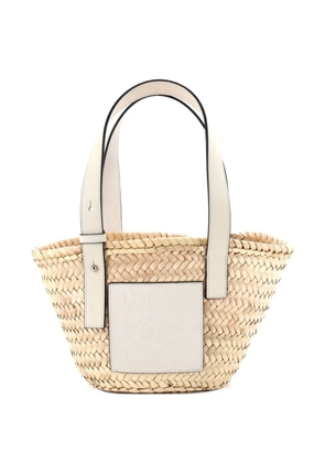 Loewe Pre-Owned Basket Raffia Small tote bag - Neutrals