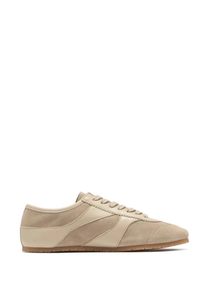 Copenhagen leather mix sneakers - Neutrals