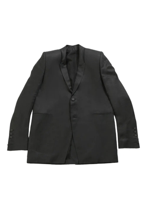 Rick Owens satin-finish blazer - Black