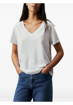 Calvin Klein v-neck short-sleeve top - White