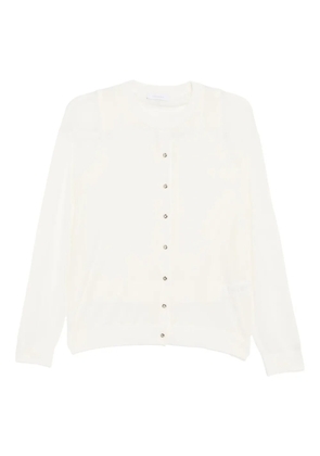 Rabanne merino cardigan - Neutrals