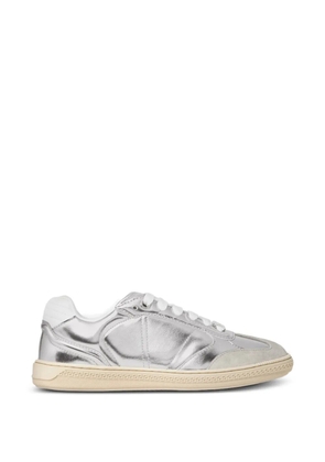 Versace panelled metallic sneakers - Silver