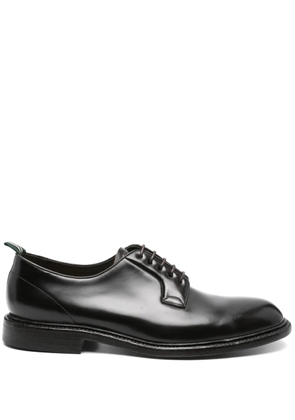 Green George leather Derby shoes - Brown