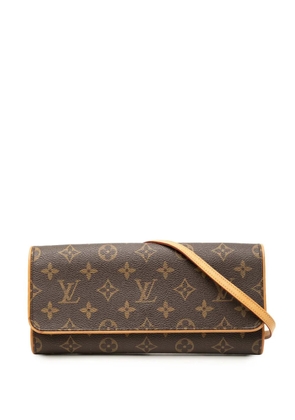 Louis Vuitton Pre-Owned 2001 Monogram Pochette Twin GM crossbody bag - Brown