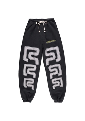 RRR123 R Sweat drawstring-fastening track pants - Black