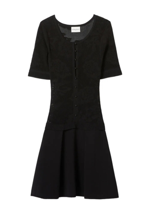 Claudie Pierlot button-fastening mini dress - Black