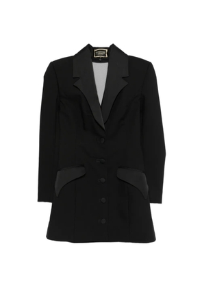 MITILIANE COUTURE rose-embroidery mini dress - Black