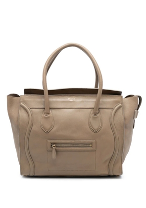 Celine Pre-Owned 2010 Mini Leather Luggage tote bag - Brown