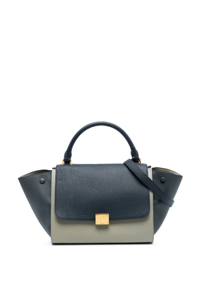 Celine Pre-Owned 2016 Medium Tricolor Trapeze satchel - Blue