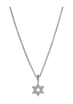 John Hardy sterling silver JH Essential Star of David diamond necklace