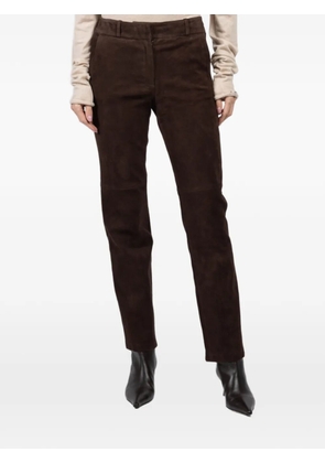 Arma Jenna suede trousers - Brown