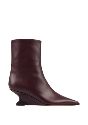 Paris Texas Nina pointed toe boots - Red