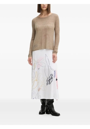 Desigual floral print midi dress (set of two) - White