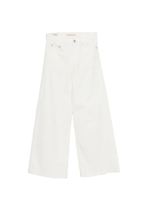 Levi's 728 high-rise wide-leg denim jeans - Neutrals