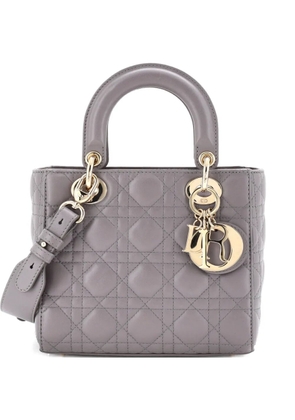 Christian Dior Pre-Owned My ABCDior Lady Dior Bag Cannage Quilt Lambskin crossbody bag - Grey