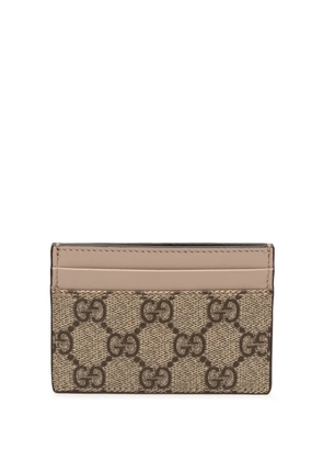 Gucci Pre-Owned 2000-2015 GG Supreme card holder - Brown
