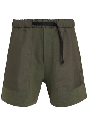 Osklen panelled bermuda shorts - Green
