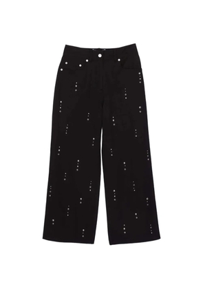 3.1 Phillip Lim grommet-detail jeans - Black