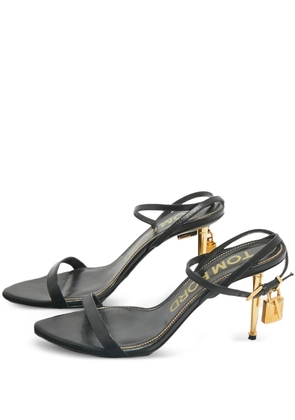 Tom Ford Pre-Owned padlock leather sandals - Black
