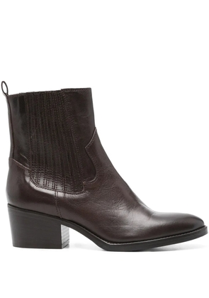 curiositè 55mm leather ankle boots - Brown