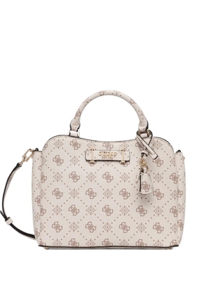 GUESS USA monogram charm-detail tote bag - Neutrals