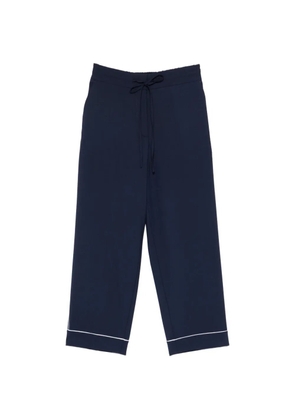 P.A.R.O.S.H. drawstring-fastening cropped trousers - Blue