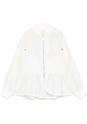 sacai quilted jacket - Neutrals