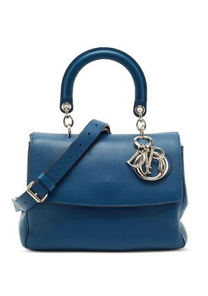 Christian Dior Pre-Owned 2014 small Be Dior flap leather tote bag - Blue