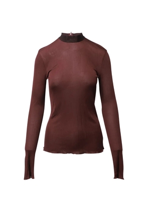Nanushka mock-neck T-shirt - Brown