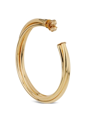 Gas Bijoux Atik twisted hoop earrings - Gold