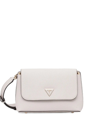GUESS USA logo-plaque cross body bag - Neutrals