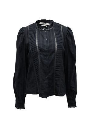 Isabel Marant Vintage button-front pleated blouse - Black