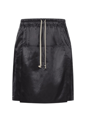 Moncler + Rick Owens Kiltshorts drawstring skort - Black